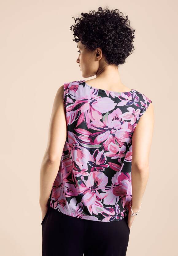 321515 Magnolia Pink Street One Printed Matmix Top