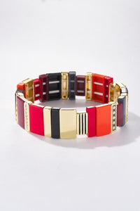 BEST OF IRISH BOID-324CP52 Resin Bracelet Elasticated