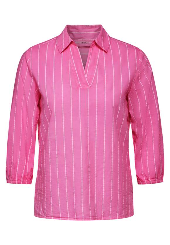 344759 Bloomy Pink Washed Stripe Blouse