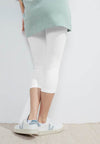 377496 WHITE 3/4 leggings from CECIL
