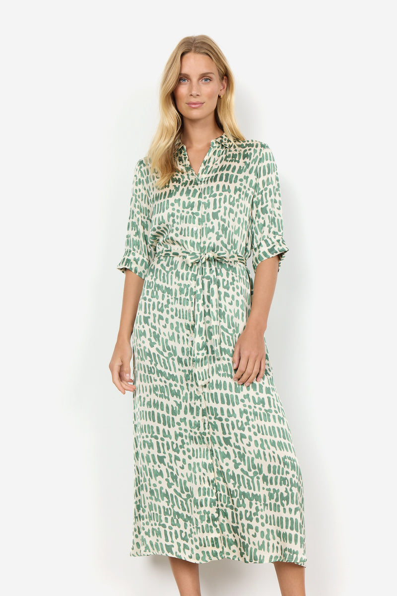 40662 Misty Green Soya Concept Emmalou Dress