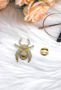 RBB-1 Spider Golden Magnetic-Brooch Best of Irish