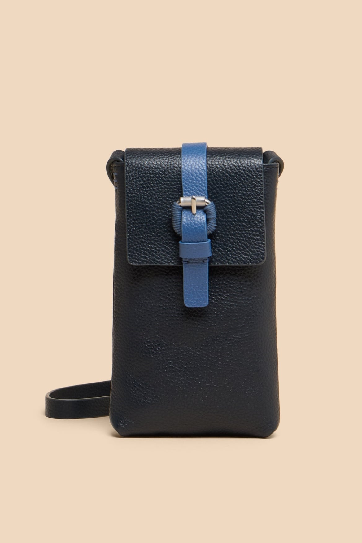 White Stuff 439441 Sacoche en cuir avec boucle Clara pour téléphone