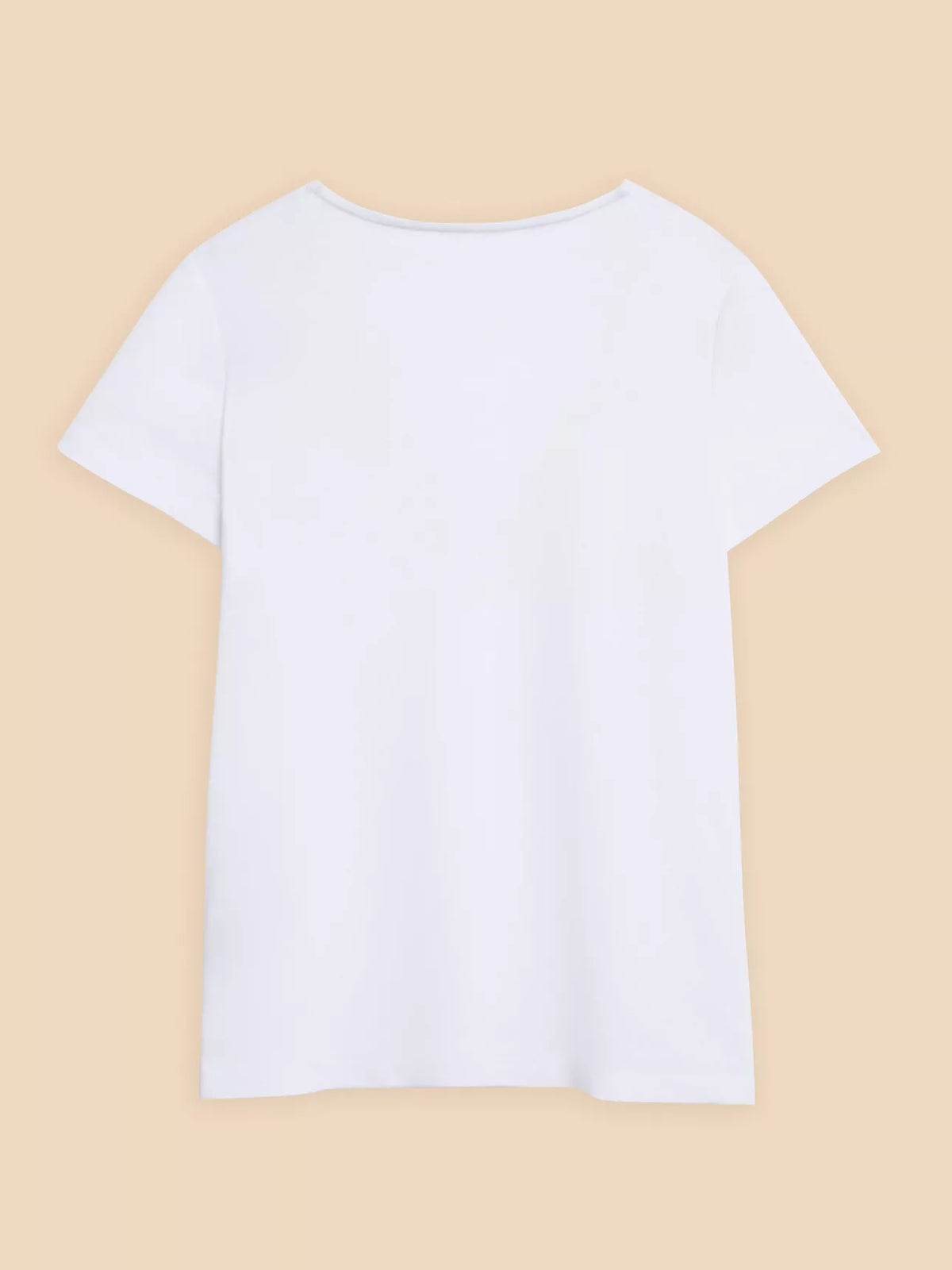 440832 BRILLIANT WHITE T-shirt en dentelle White Stuff Ellie