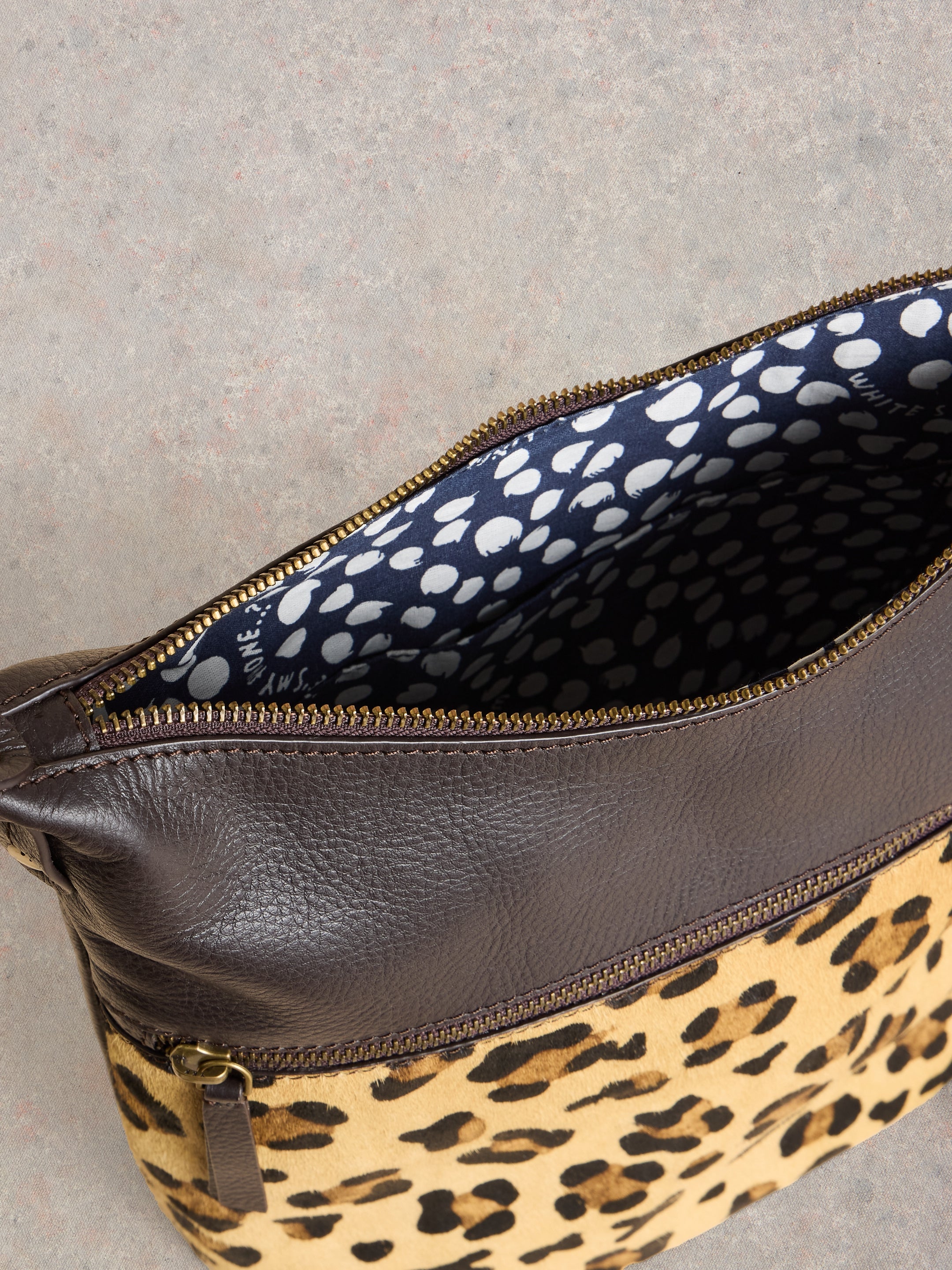 Sac bandoulière en cuir Fern White Stuff 441104