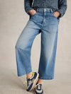 White Stuff 441459 Tia Wide Leg Crop Jean