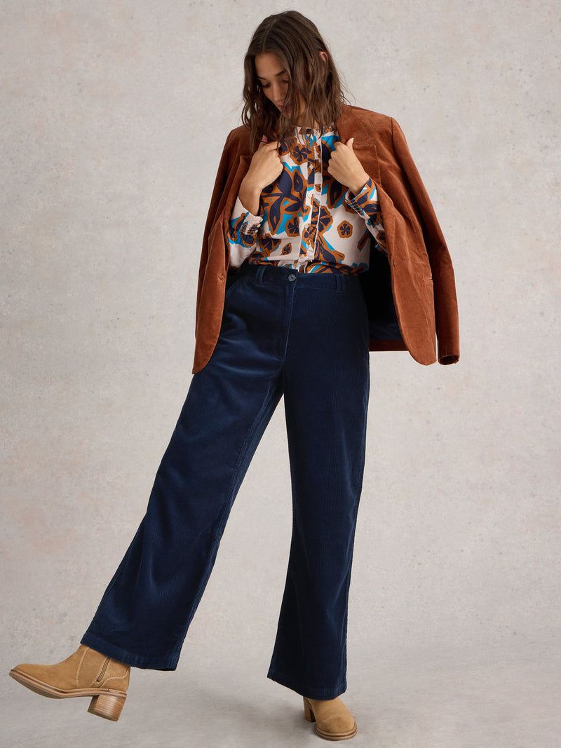 White Stuff 441494 Belle Cord Wide Leg Trouser