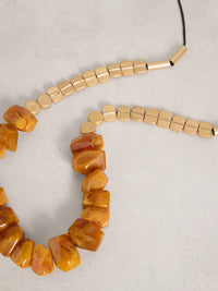 White Stuff 442399 Rose Stone Necklace