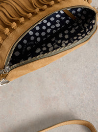 Sac bandoulière à pompons White Stuff 444006 Mini Sebby