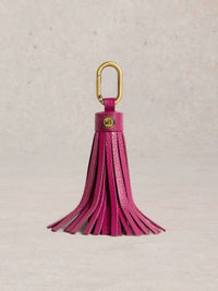 Porte-clés à pompon White Stuff 444013