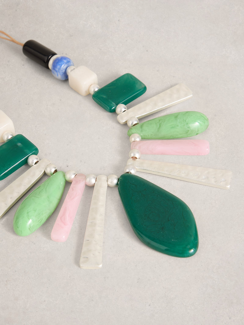White Stuff 444032 Pine Statement Necklace