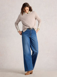 White Stuff 444046 Olive Jumper