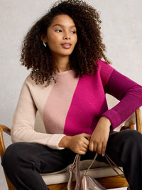 White Stuff 444052 Jana Col Block Jumper