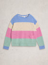White Stuff 444053 Victoria Stripe Jumper