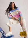 White Stuff 444053 Victoria Stripe Jumper