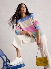 White Stuff 444053 Victoria Stripe Jumper