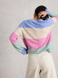 White Stuff 444053 Victoria Stripe Jumper
