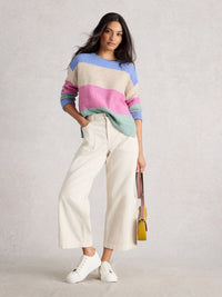 White Stuff 444053 Victoria Stripe Jumper
