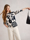 White Stuff 444076 Lulu Print Cardi