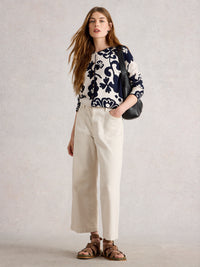 White Stuff 444076 Lulu Print Cardi