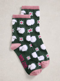 White Stuff 444096 Fluffy Ankle Sock