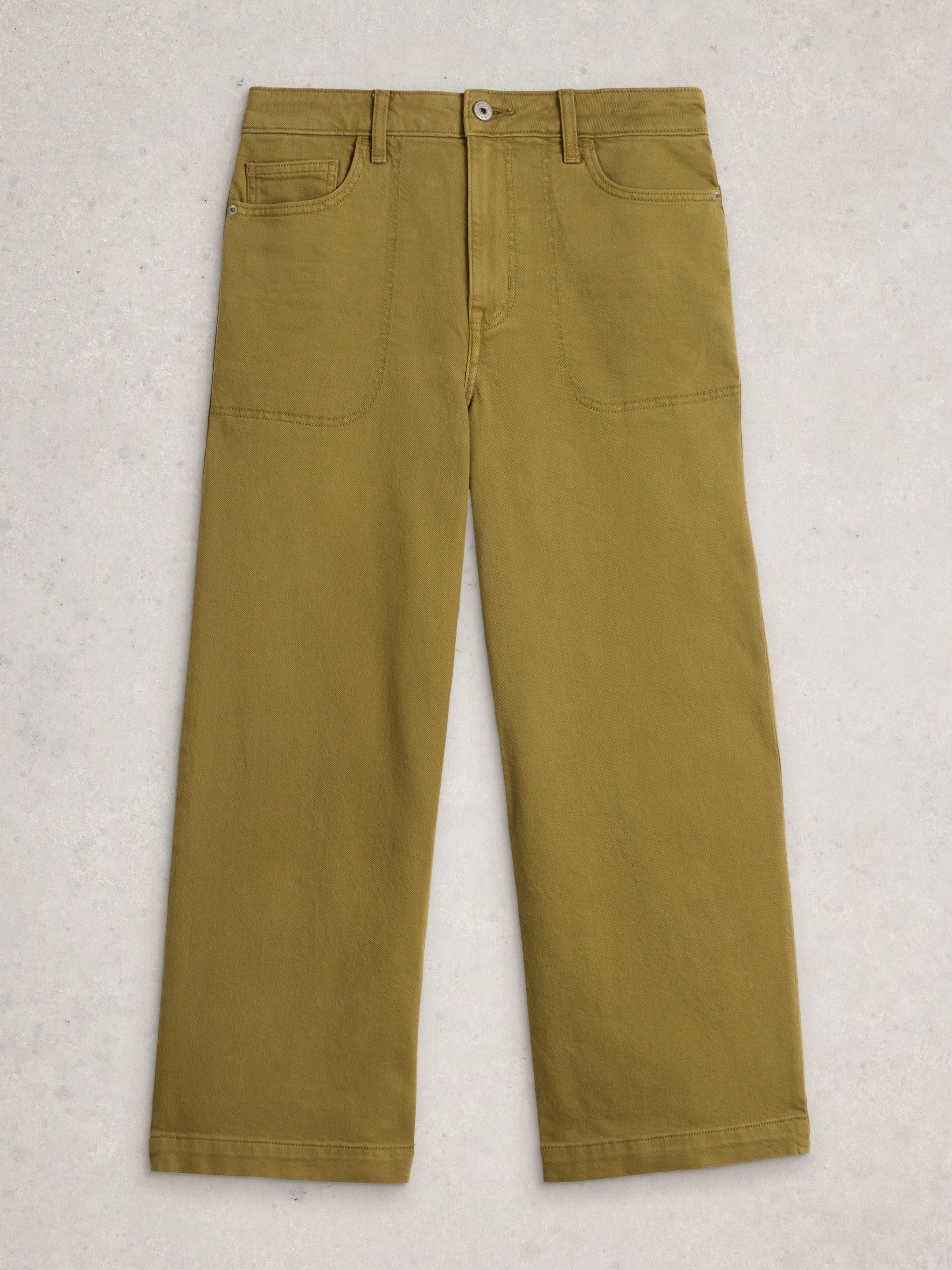 White Stuff 444152 Tia Wide Leg Crop Jean