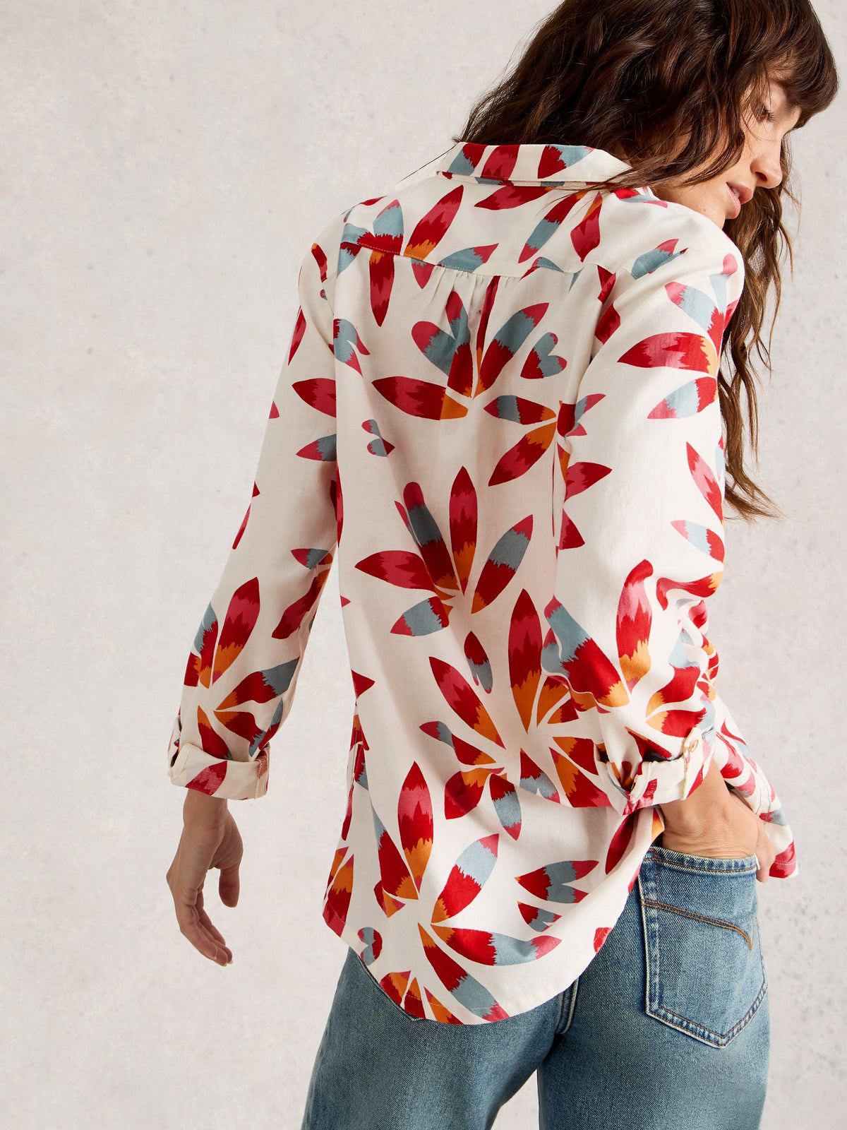 White Stuff 444302 SOPHIE HEMD AUS BIO-BAUMWOLLE