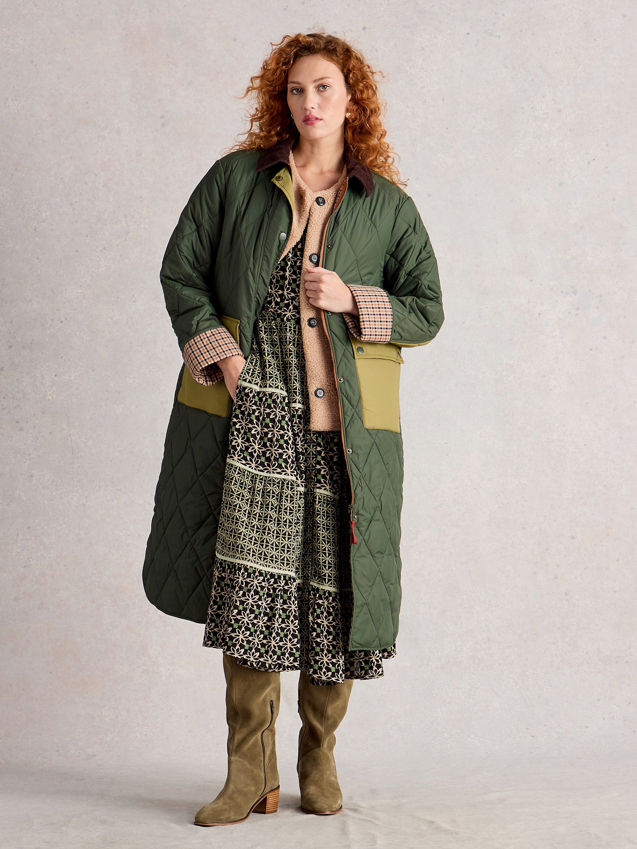 White Stuff 444305 Stella Langer Steppmantel