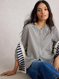 White Stuff 444328 Hemd mit Streifenmuster