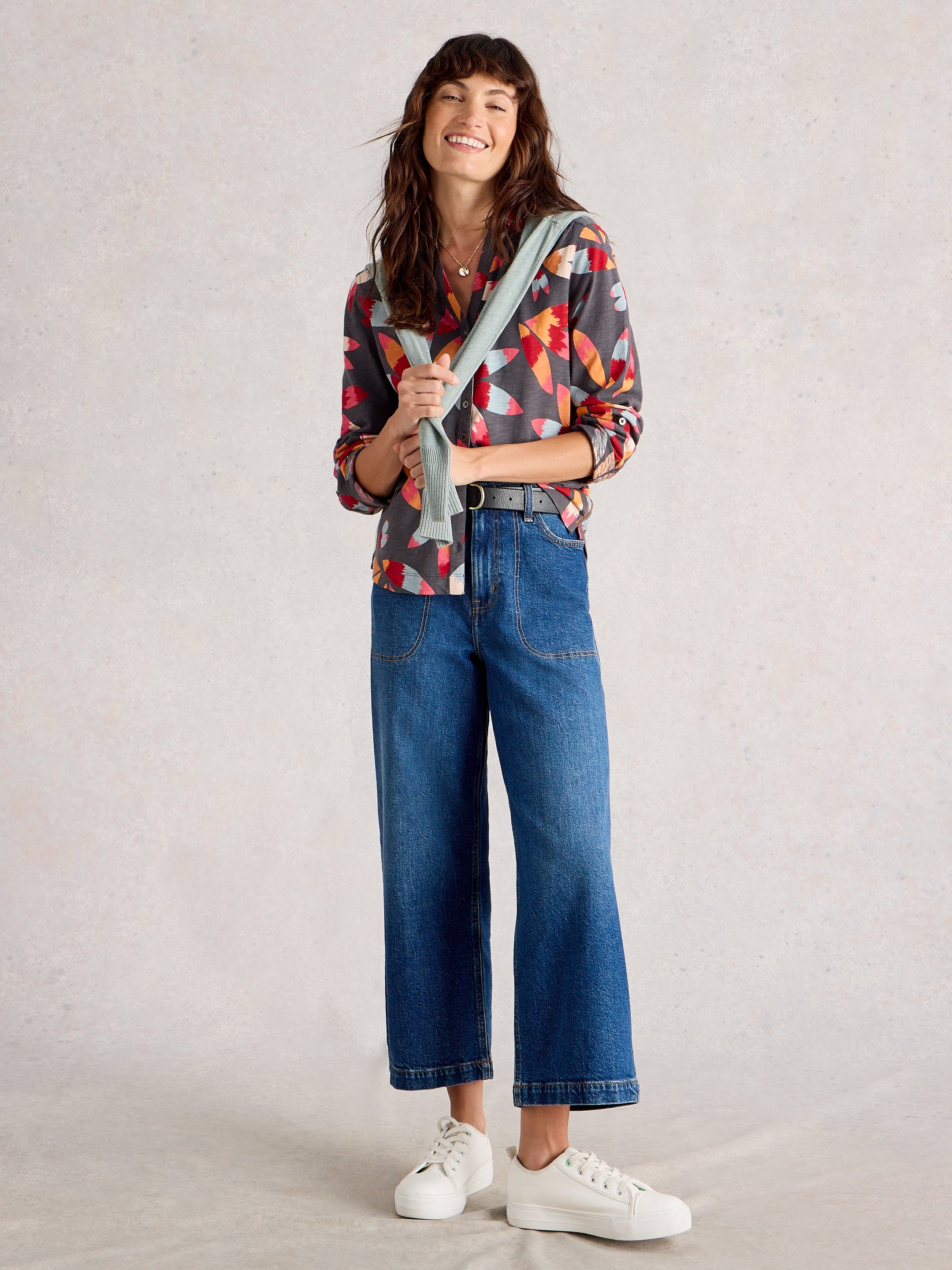 T-shirt en jersey ANNIE White Stuff 444334