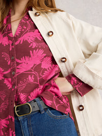 T-shirt en jersey ANNIE White Stuff 444334