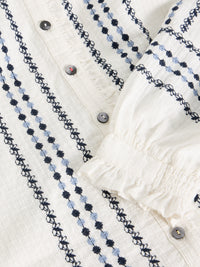 White Stuff 444367 Naomi Embroidered Shirt