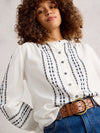 White Stuff 444367 Naomi Embroidered Shirt