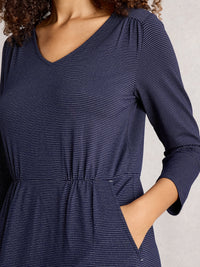 White Stuff 444634 Tallie Sparkle Jersey Dress