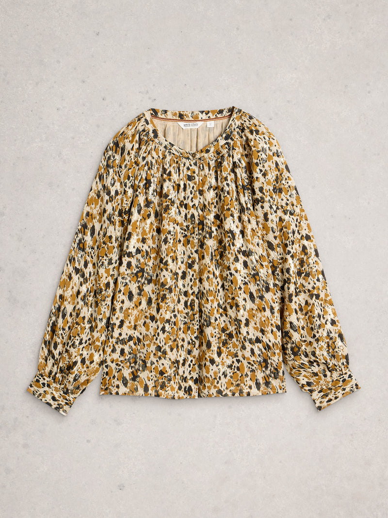 White Stuff 444637 Ari Metallic Top