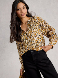 White Stuff 444637 Ari Metallic Top