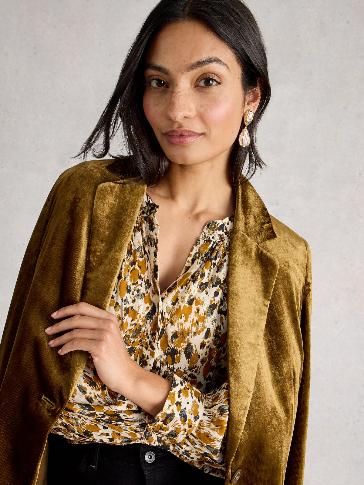 White Stuff 444637 Ari Metallic Top