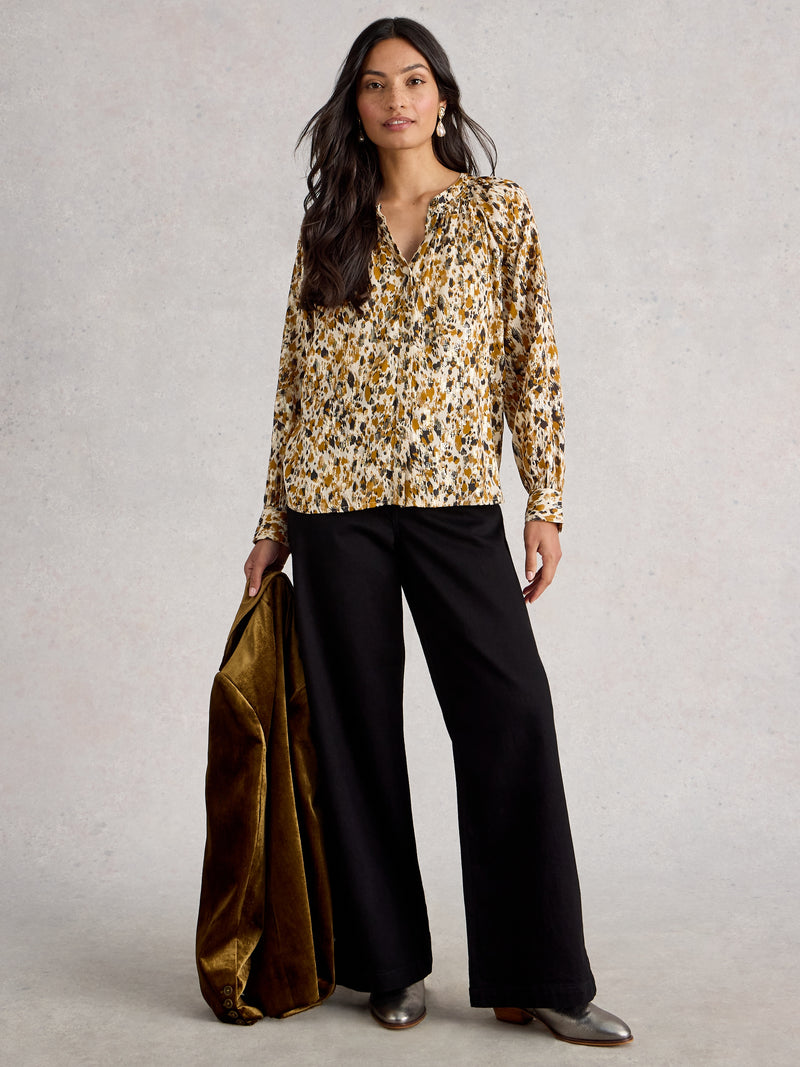 White Stuff 444637 Ari Metallic Top