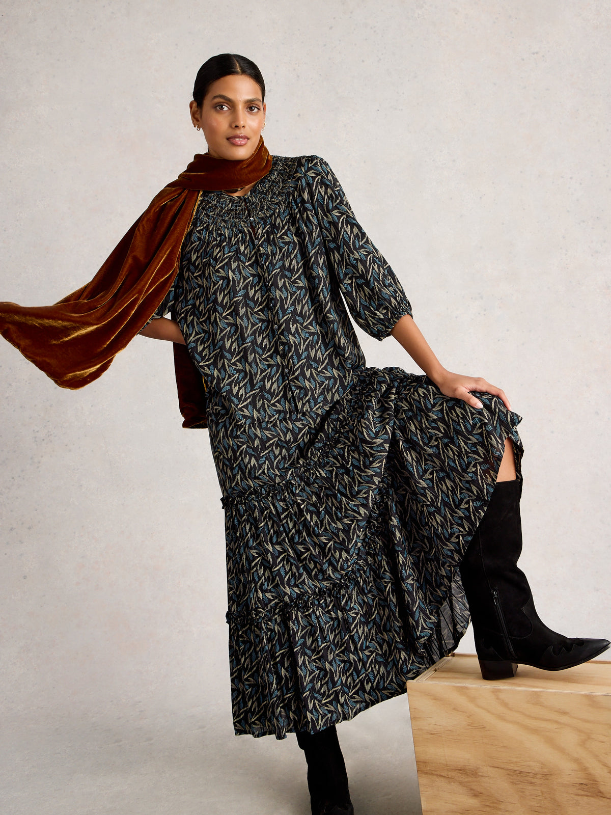 White Stuff 444638 Remi Metallic Top