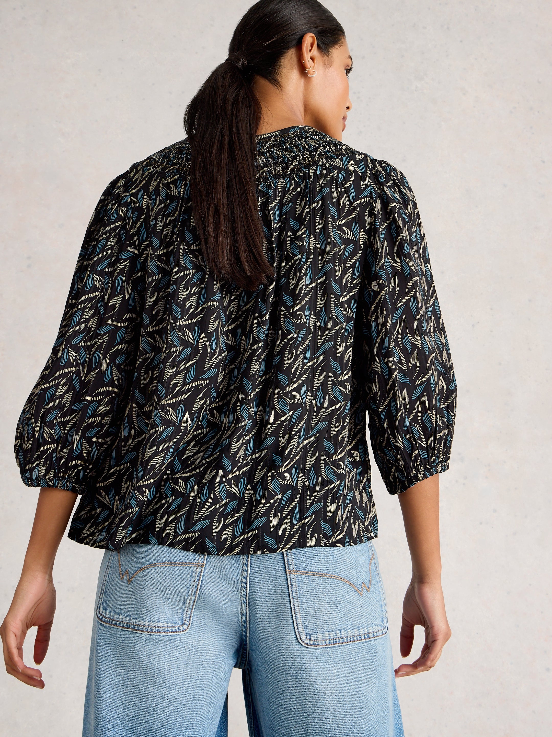 White Stuff 444638 Remi Metallic Top