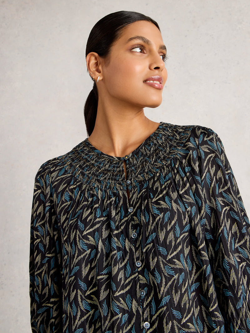 White Stuff 444638 Remi Metallic Top