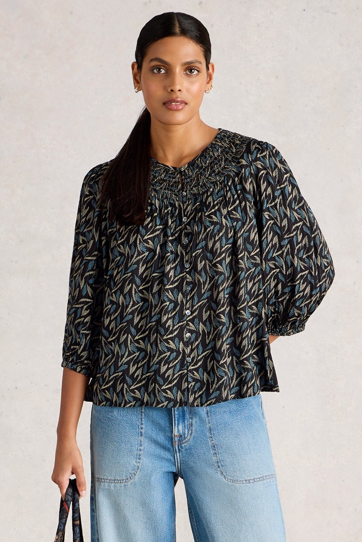 White Stuff 444638 Remi Metallic Top