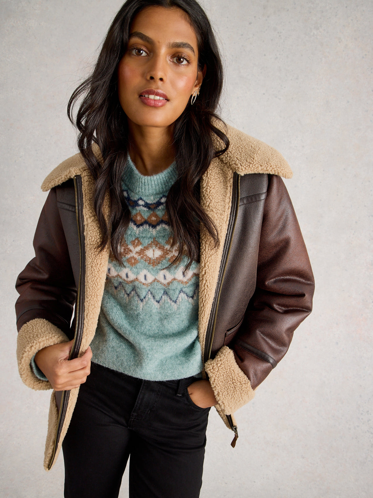 White Stuff 444650 Arctic Fairisle Jumper