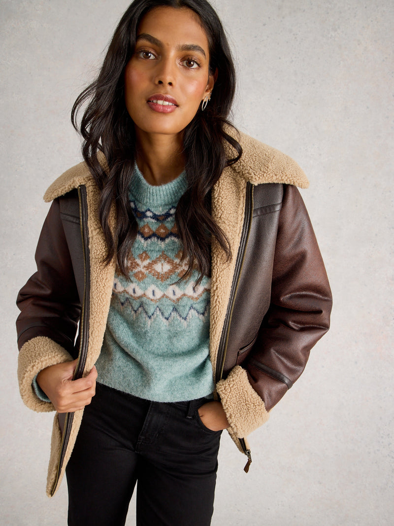 White Stuff 444650 Arctic Fairisle Jumper