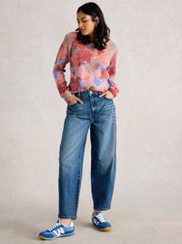 White Stuff 444653 Jodie Printed Jumper