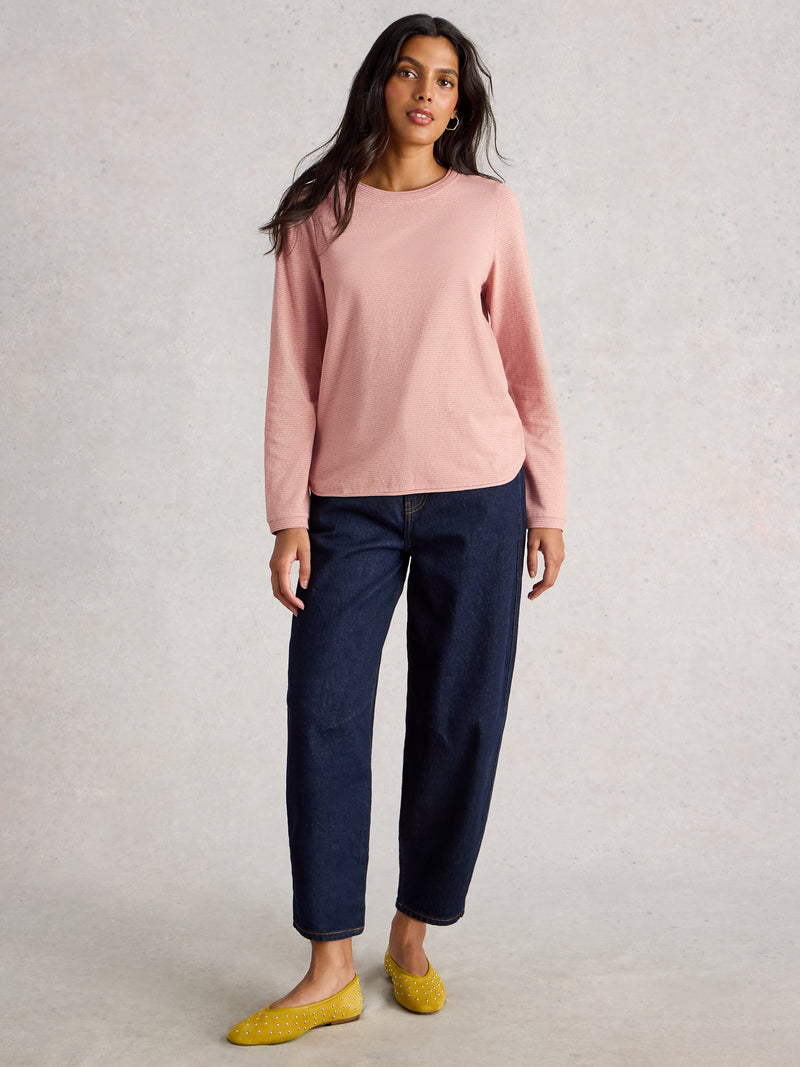 White Stuff 444667 Clara Ls Sparkle Tee