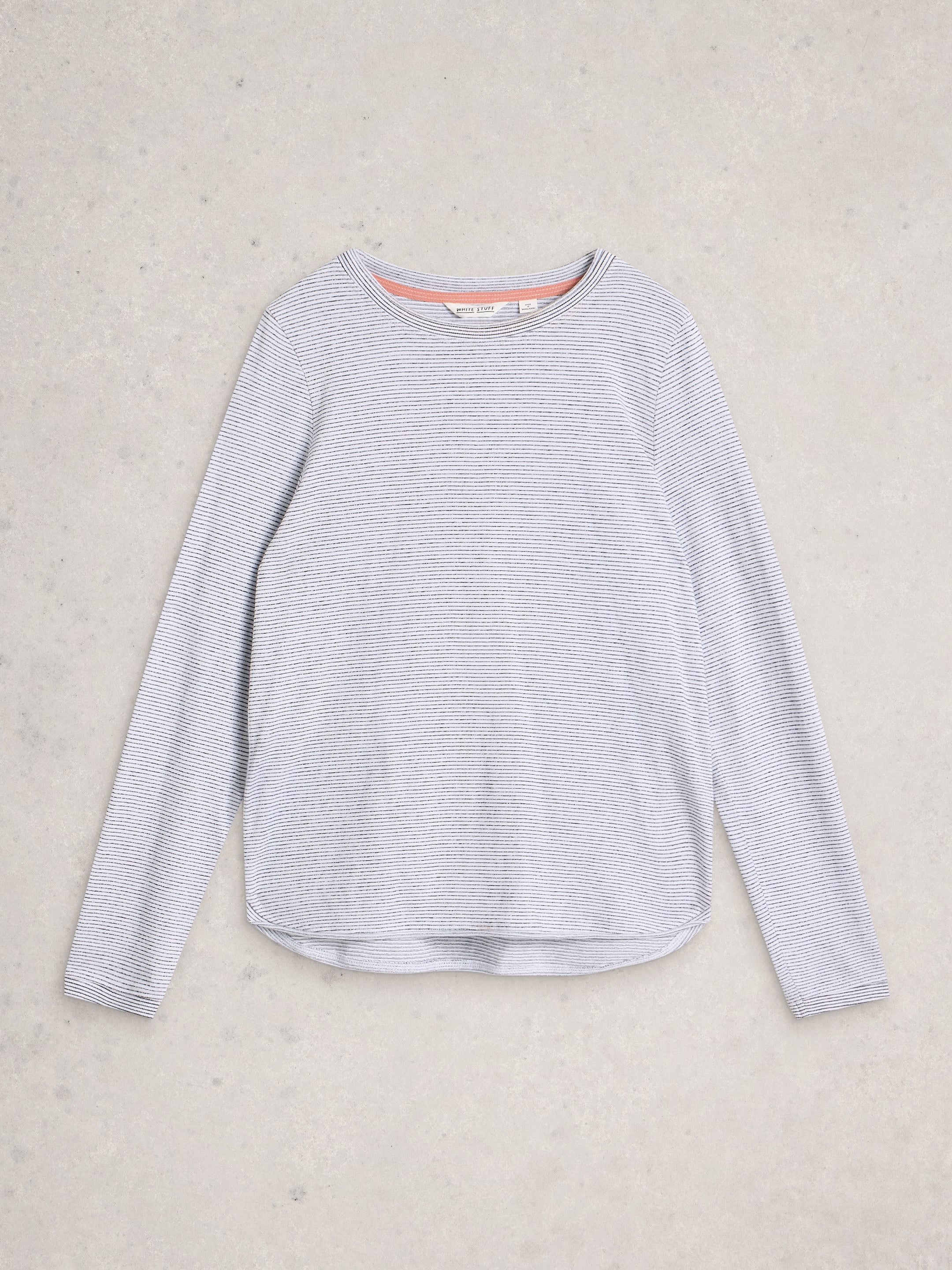 White Stuff 444667 Clara Ls Sparkle Tee