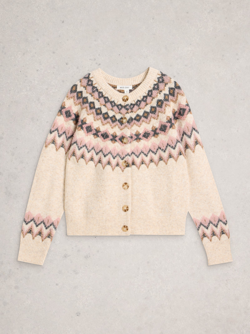 White Stuff 444671 Arctic Fairisle Cardigan