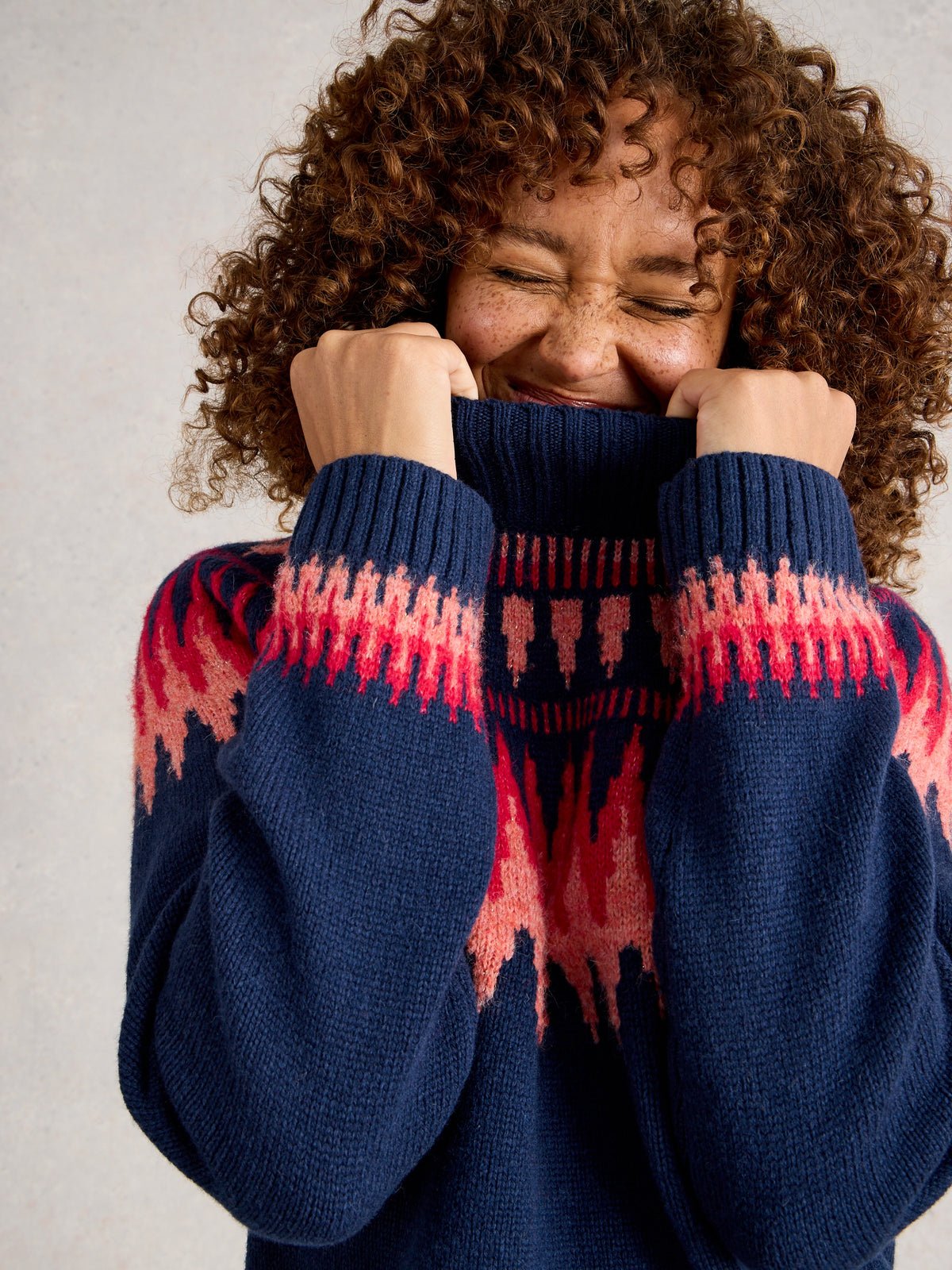 White Stuff 444675 Fiona Fairisle Jumper