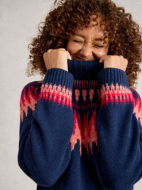 White Stuff 444675 Fiona Fairisle Jumper